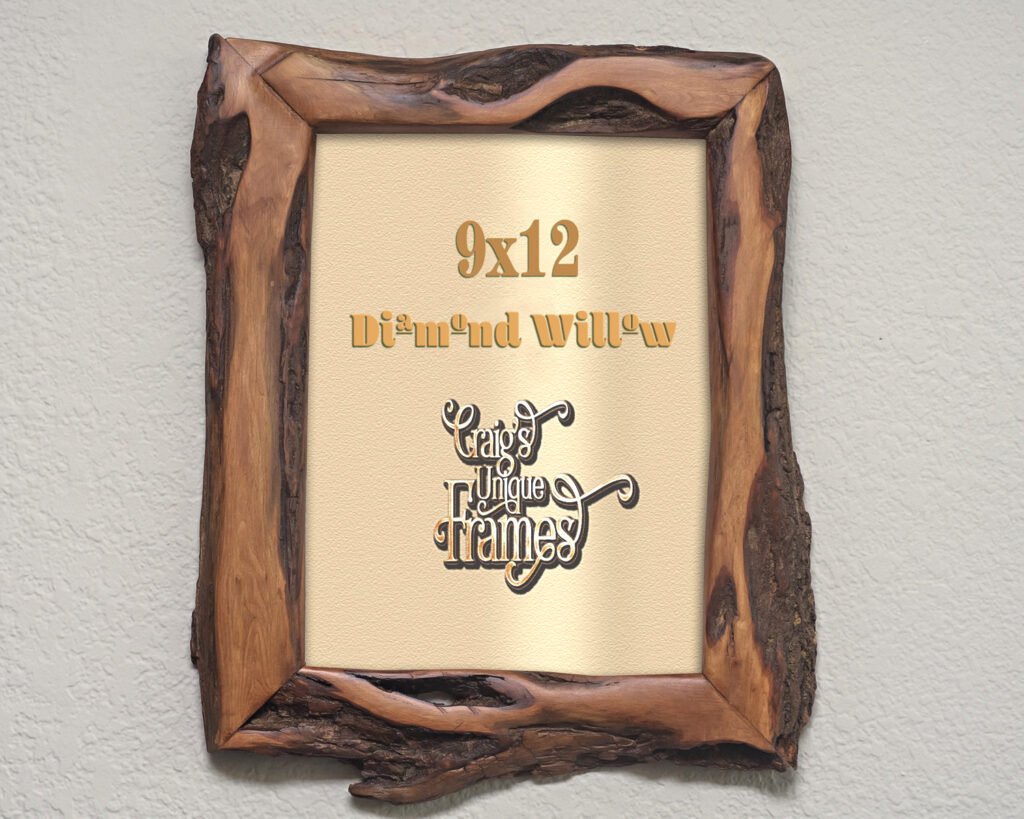 Willow Wood Frames - Diamond Willow Wood Gift 