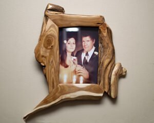 American elm wood frames - unusual picture frame 5x7