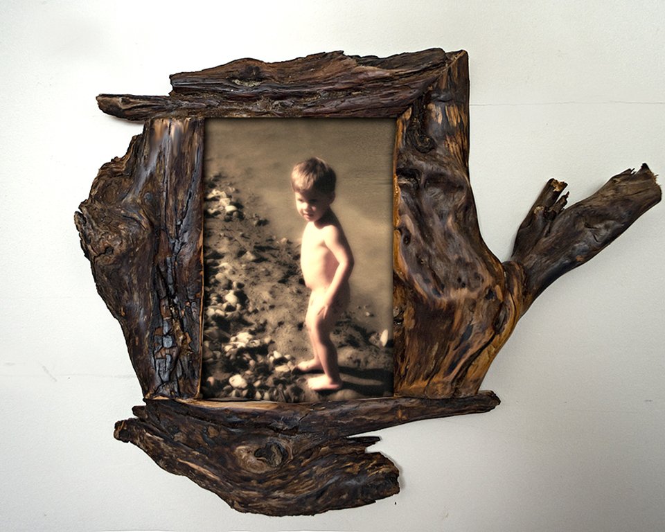 unique picture frames - unusual drift wood frame 5x7 handcrafted one-of-a-kind