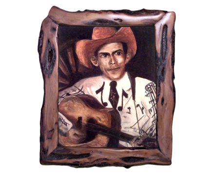 Unique Frames for Canvas art - Should you frame a canvas painting with glass? Hank Williams 